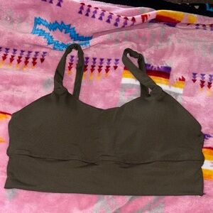 LA Society Green Sport Bralette XL
